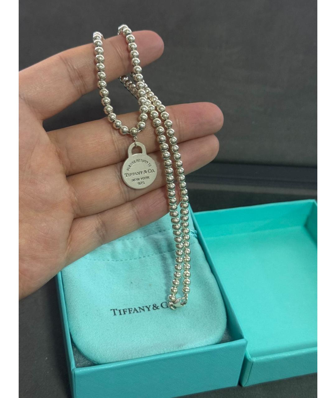 TIFFANY&CO Серебряная серебряная подвеска, фото 5