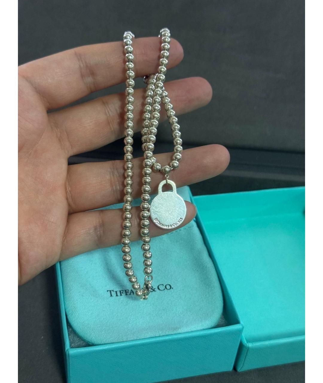 TIFFANY&CO Серебряная серебряная подвеска, фото 6