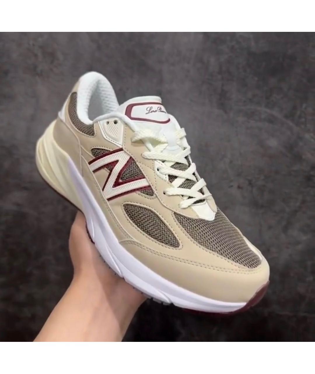 NEW BALANCE Бежевые низкие кроссовки / кеды, фото 3