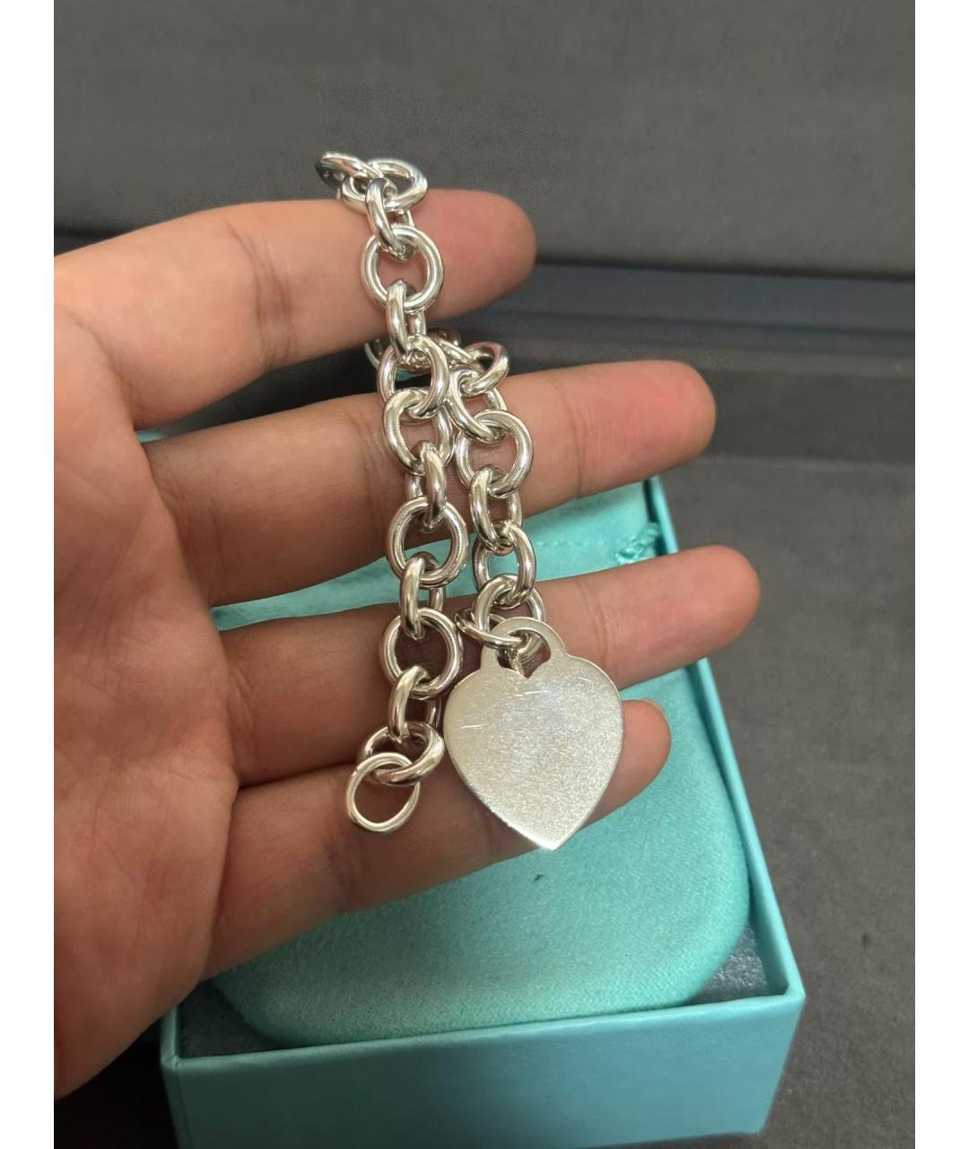 TIFFANY&CO Серебряный серебряный браслет, фото 4