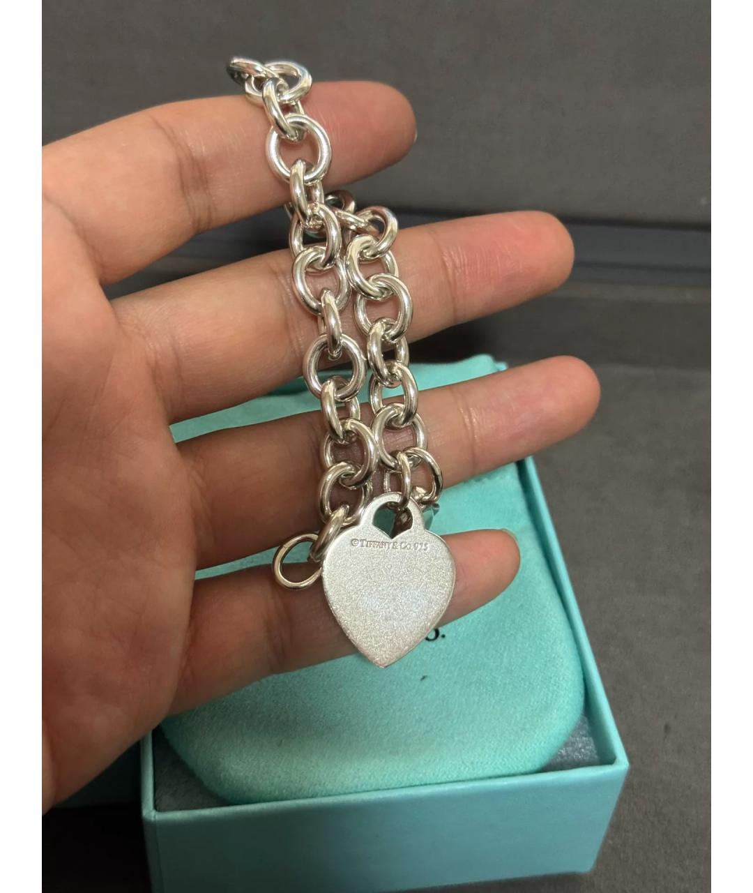TIFFANY&CO Серебряный серебряный браслет, фото 3
