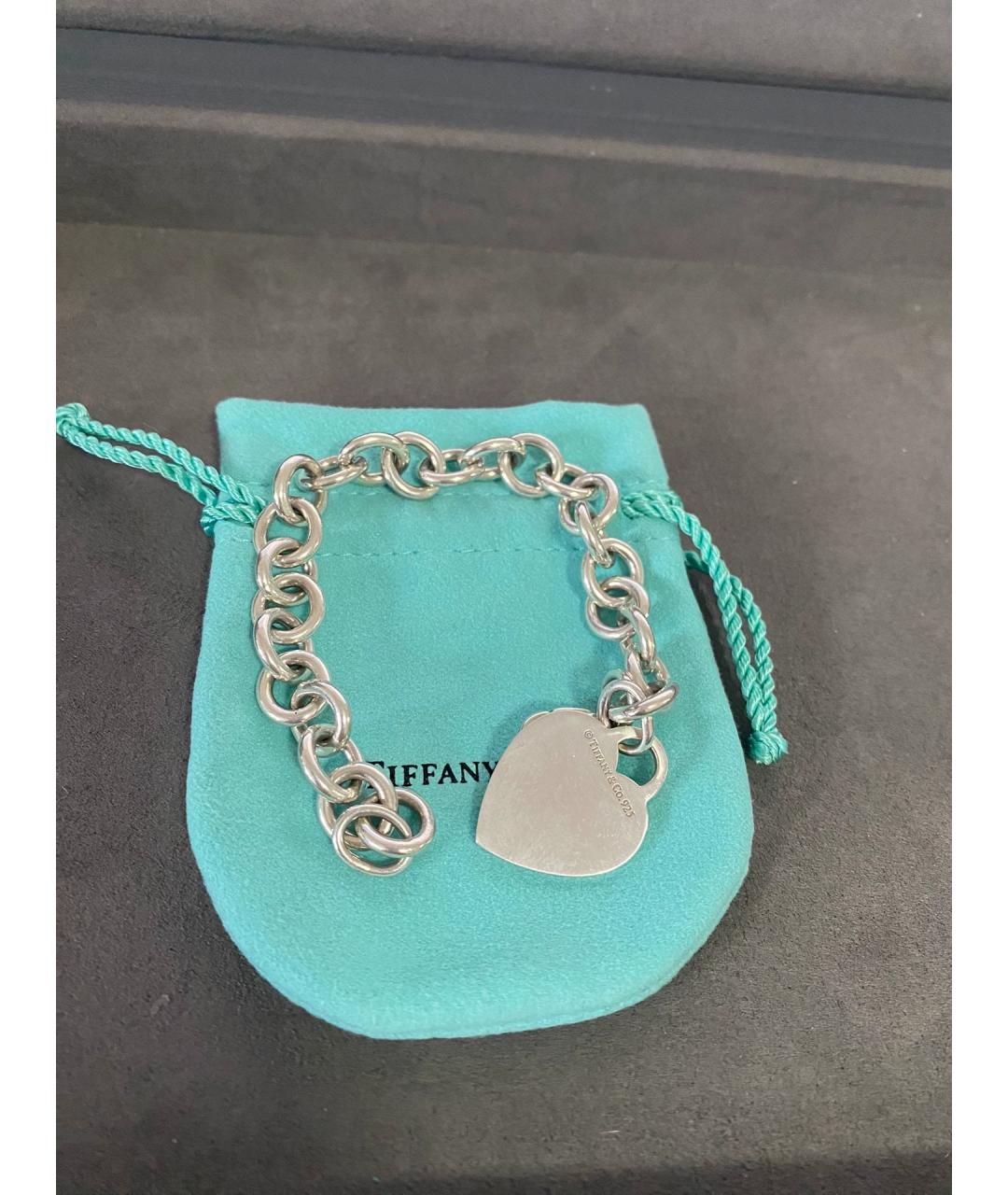 TIFFANY&CO Серебряный серебряный браслет, фото 6