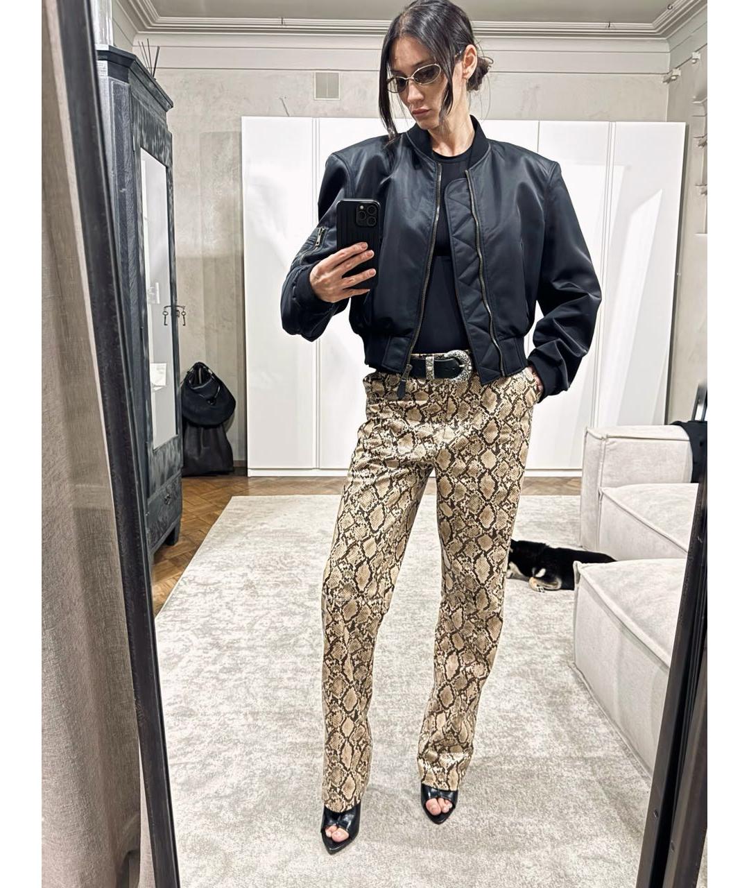 BALENCIAGA Черная полиэстеровая куртка, фото 8