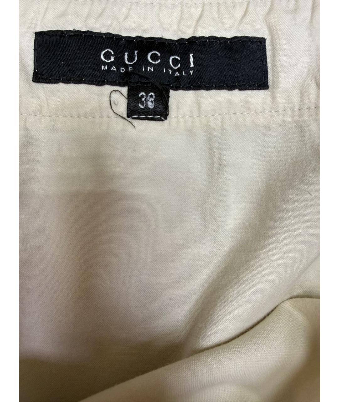 GUCCI Хлопковая юбка миди, фото 4