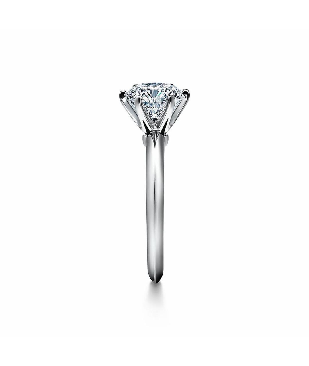 TIFFANY&CO Белое платиновое кольцо, фото 6