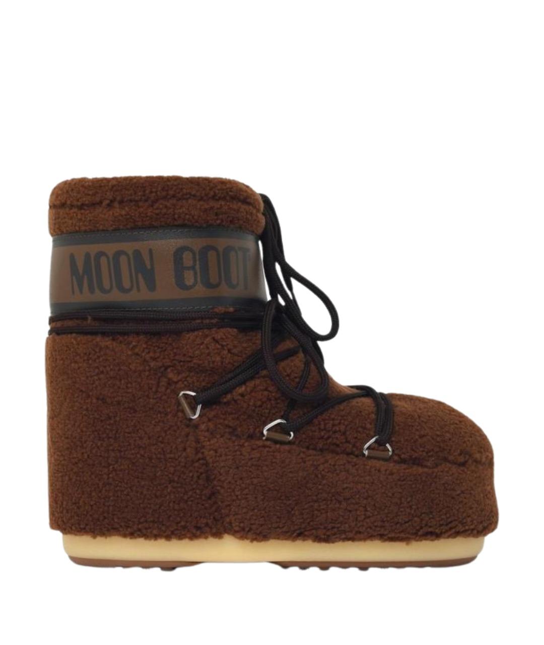 MOON BOOT Коричневые сапоги, фото 1