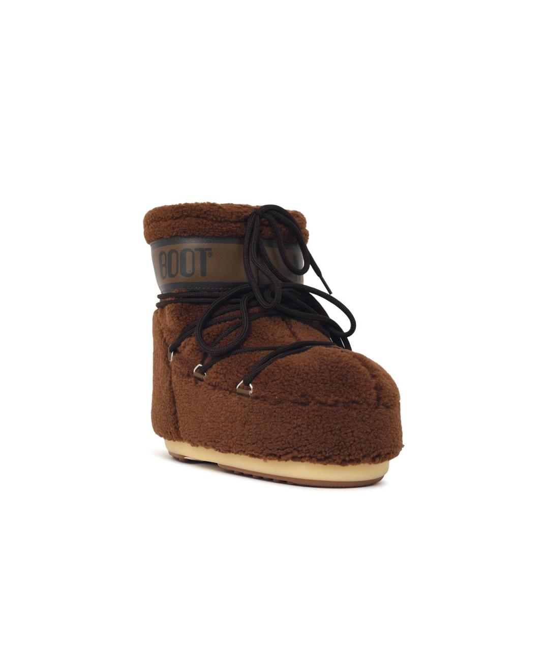 MOON BOOT Коричневые сапоги, фото 2