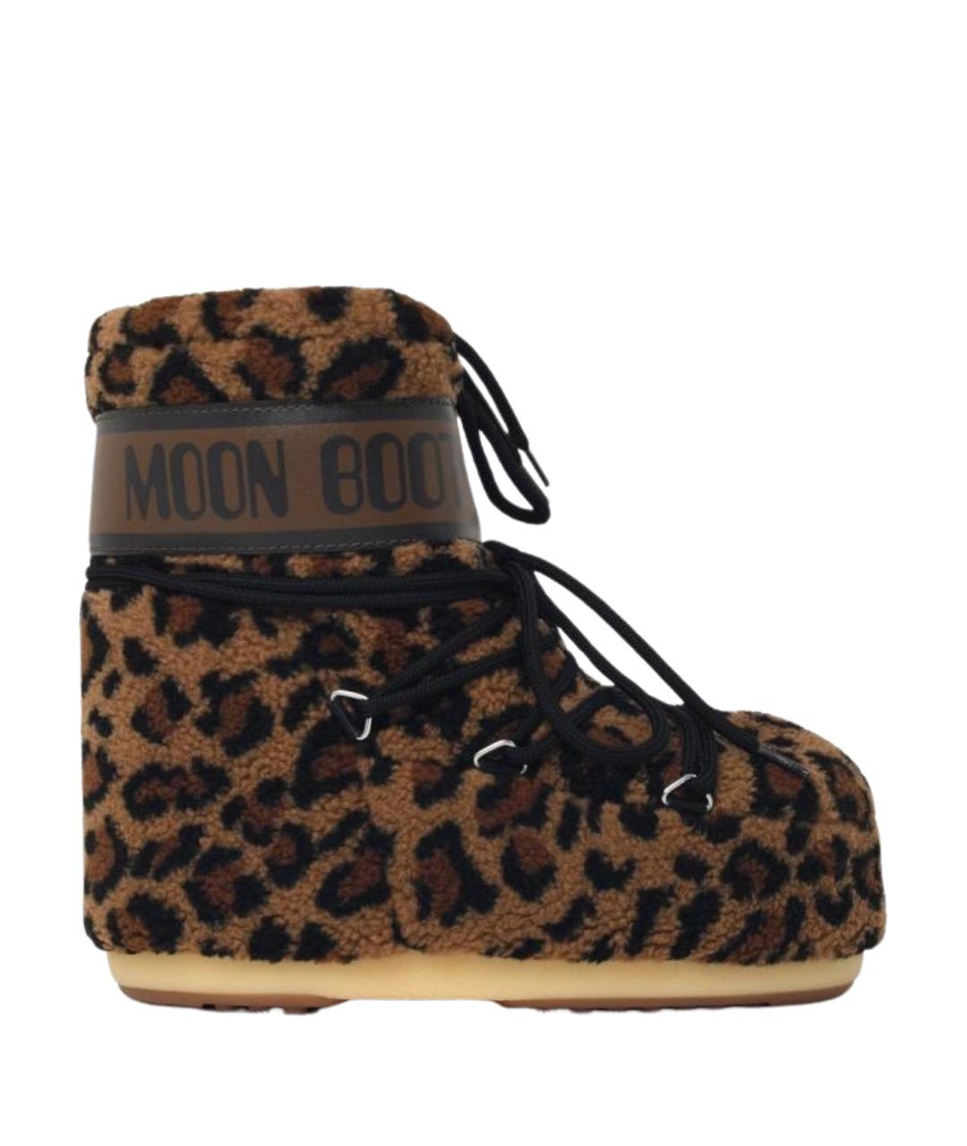 MOON BOOT Коричневые сапоги, фото 1