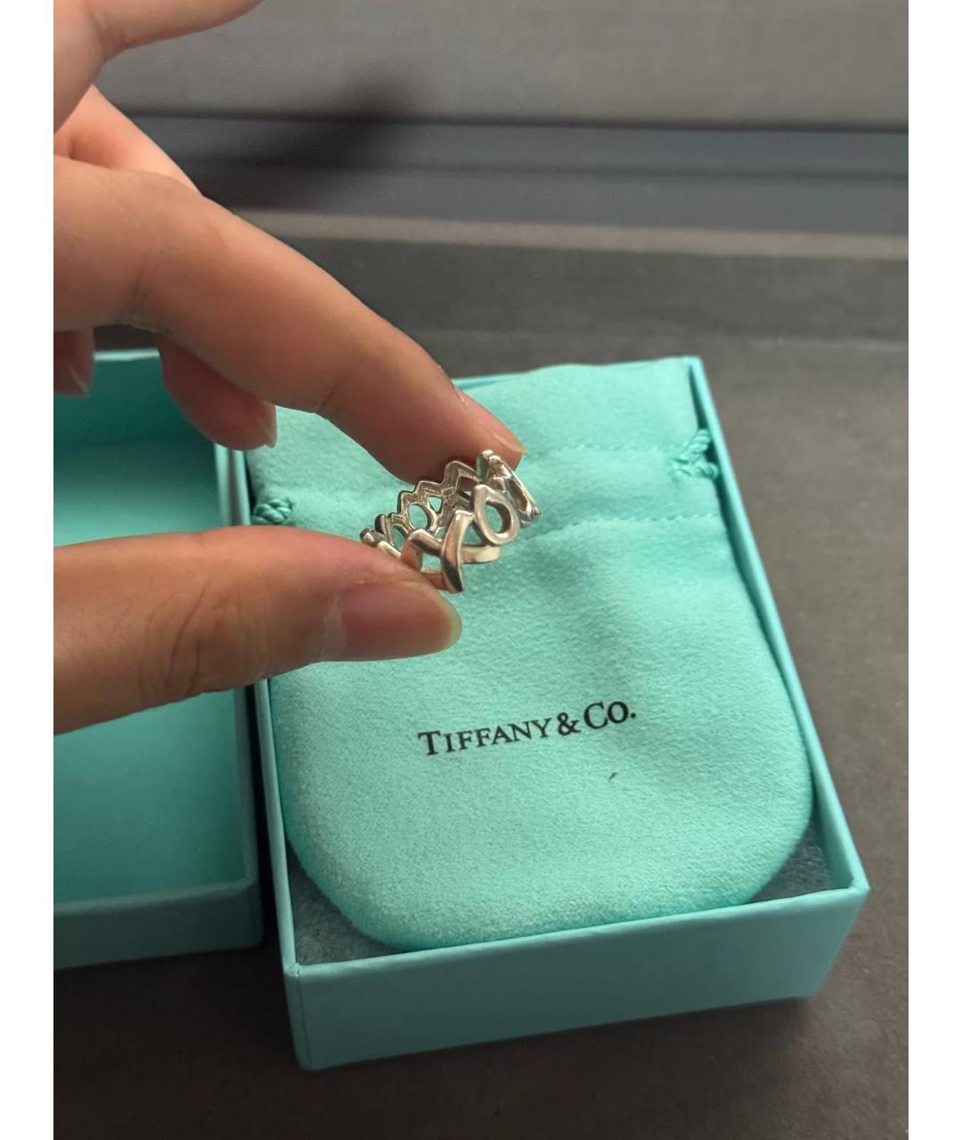TIFFANY&CO Серебряное серебряное кольцо, фото 4