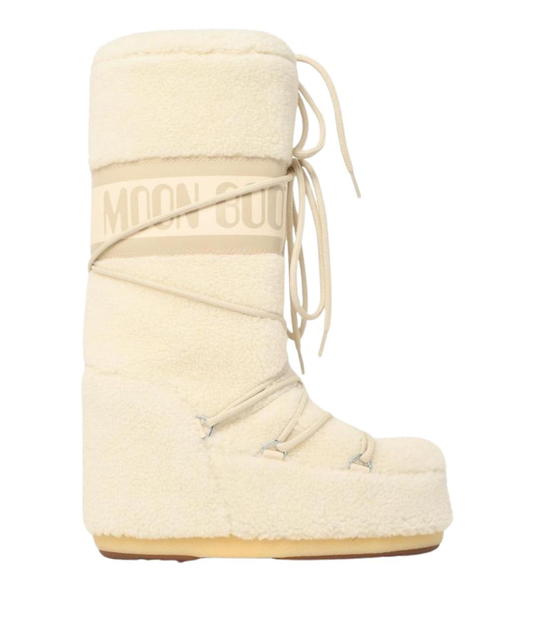 MOON BOOT Бежевые сапоги, фото 1