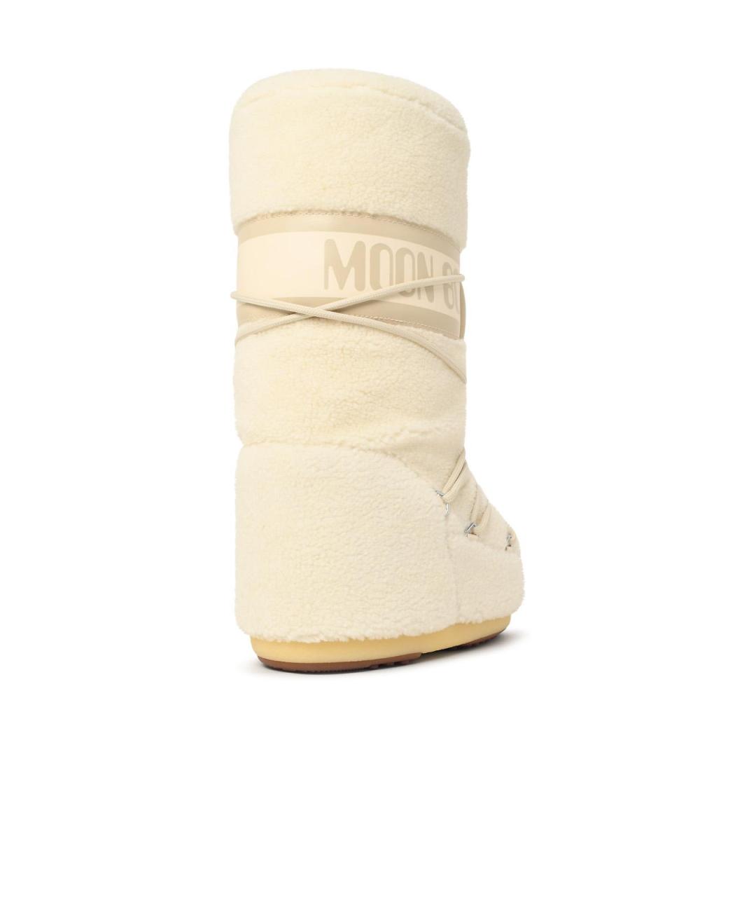 MOON BOOT Бежевые сапоги, фото 3