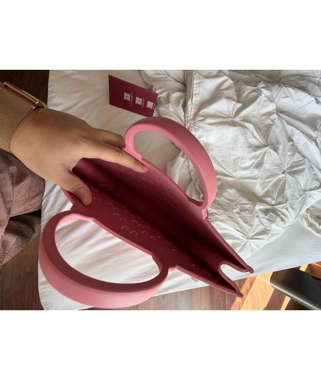 GUCCI Розовая сумка тоут, фото 4