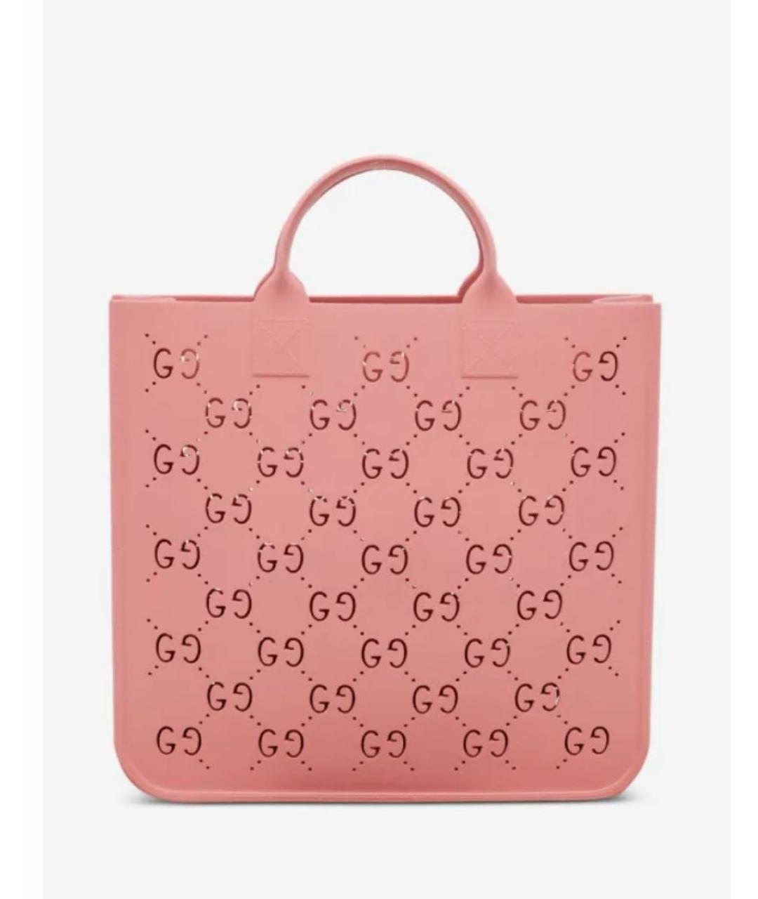 GUCCI Розовая сумка тоут, фото 7