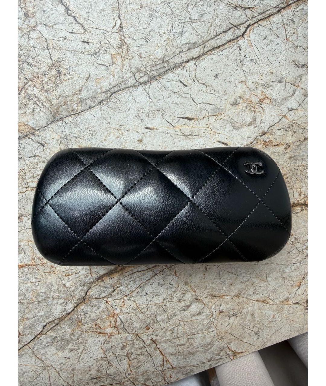 CHANEL Черные пластиковые солнцезащитные очки, фото 5