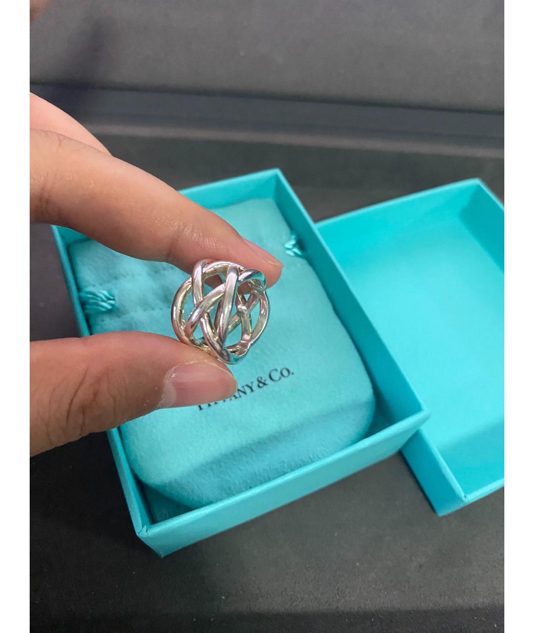 TIFFANY&CO Серебряное серебряное кольцо, фото 5