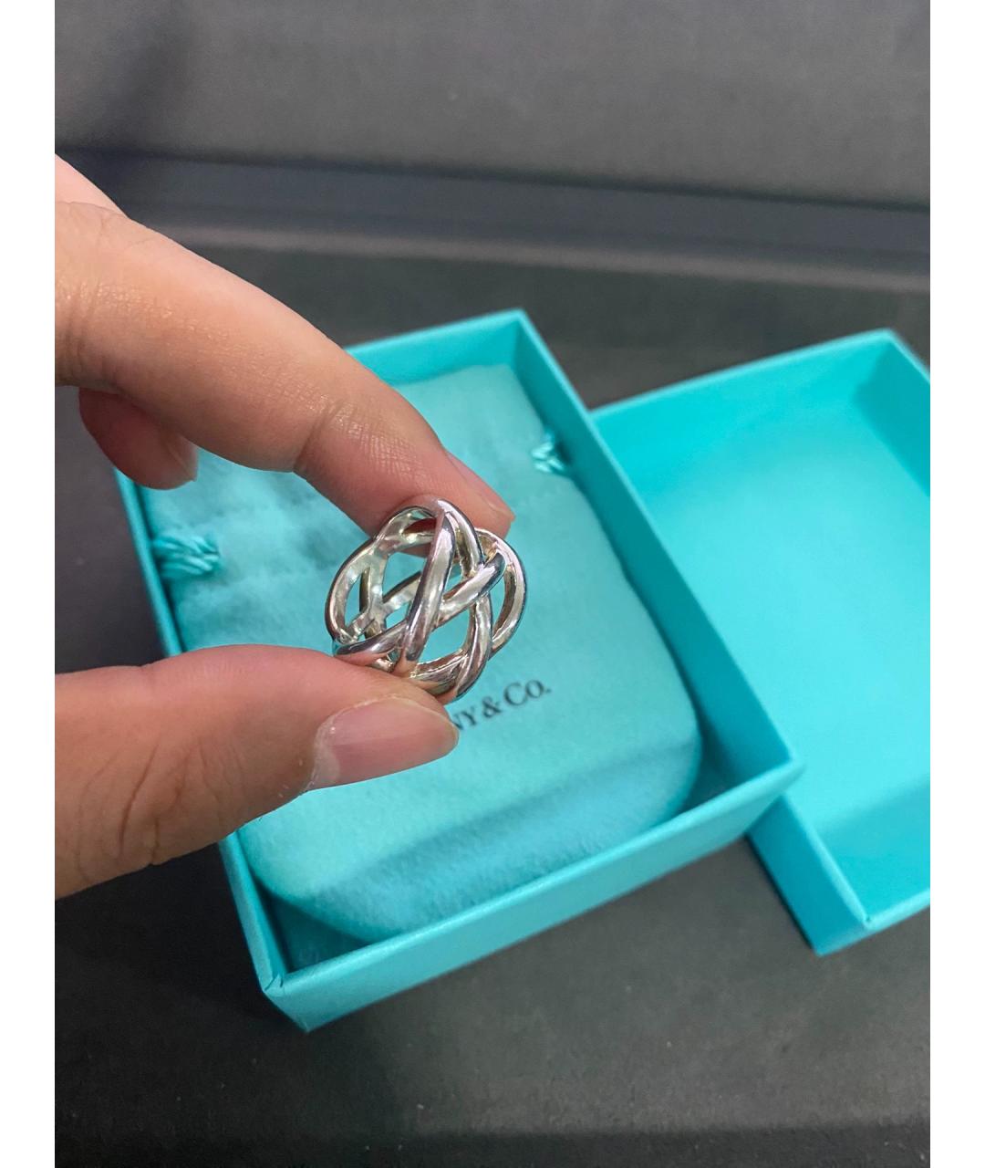 TIFFANY&CO Серебряное серебряное кольцо, фото 6