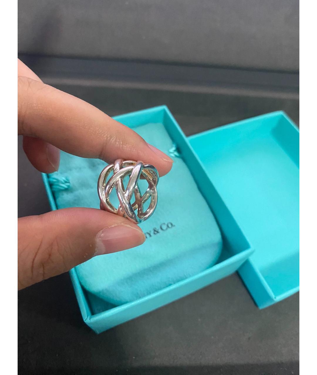 TIFFANY&CO Серебряное серебряное кольцо, фото 7