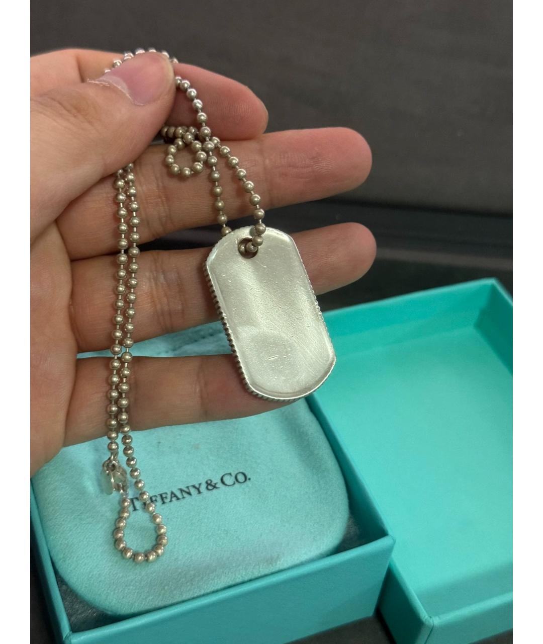TIFFANY&CO Серебряный серебряный кулон, фото 5