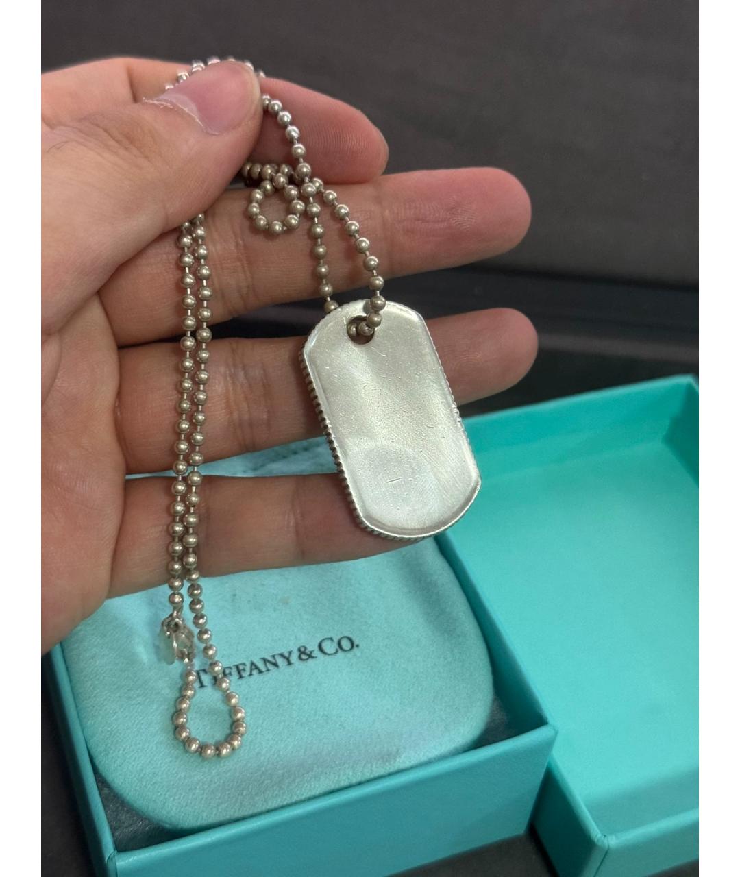 TIFFANY&CO Серебряный серебряный кулон, фото 4
