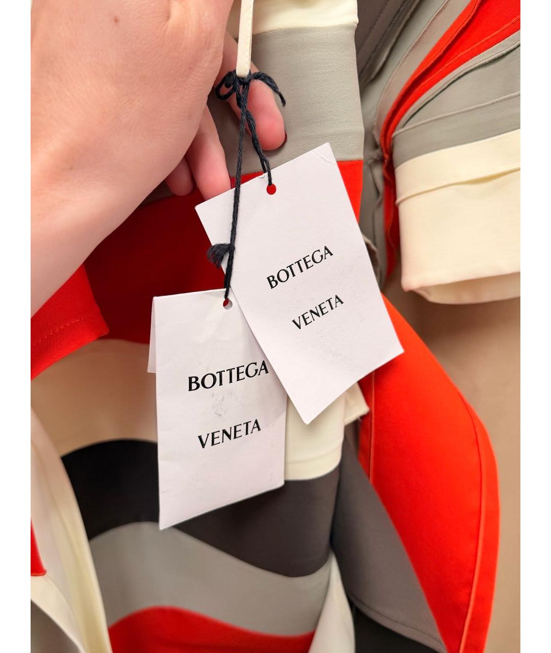 BOTTEGA VENETA Мульти вискозное платье, фото 4