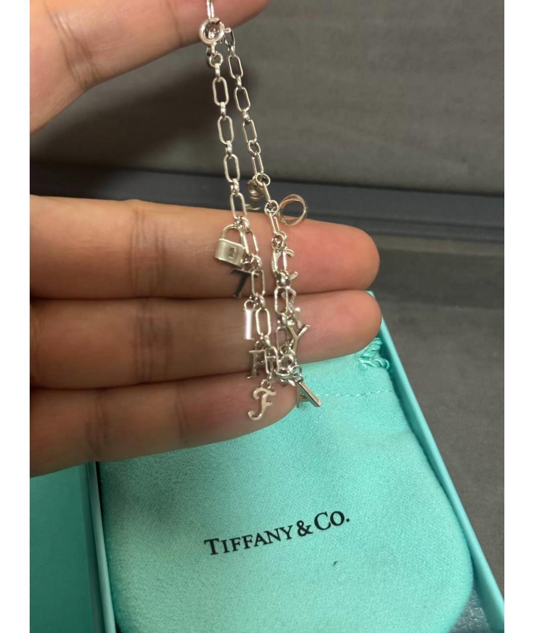 TIFFANY&CO Серебряный серебряный браслет, фото 4