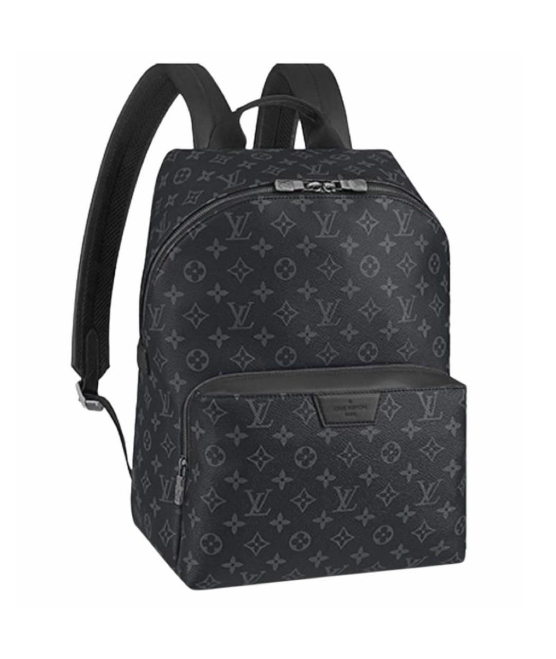 LOUIS VUITTON Черный рюкзак из канвы, фото 1