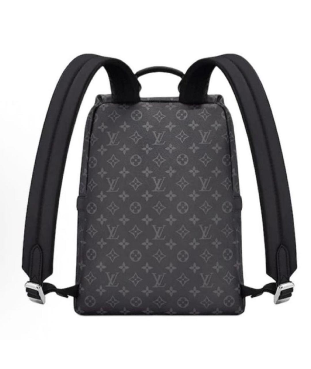 LOUIS VUITTON Черный рюкзак из канвы, фото 2