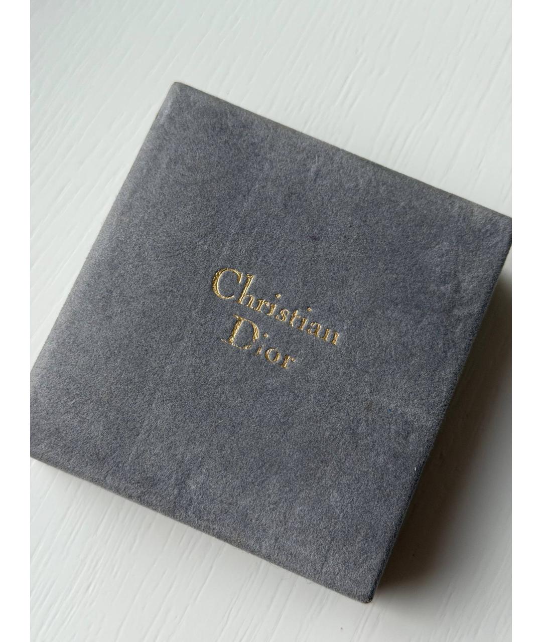 CHRISTIAN DIOR Золотые позолоченные клипсы, фото 6