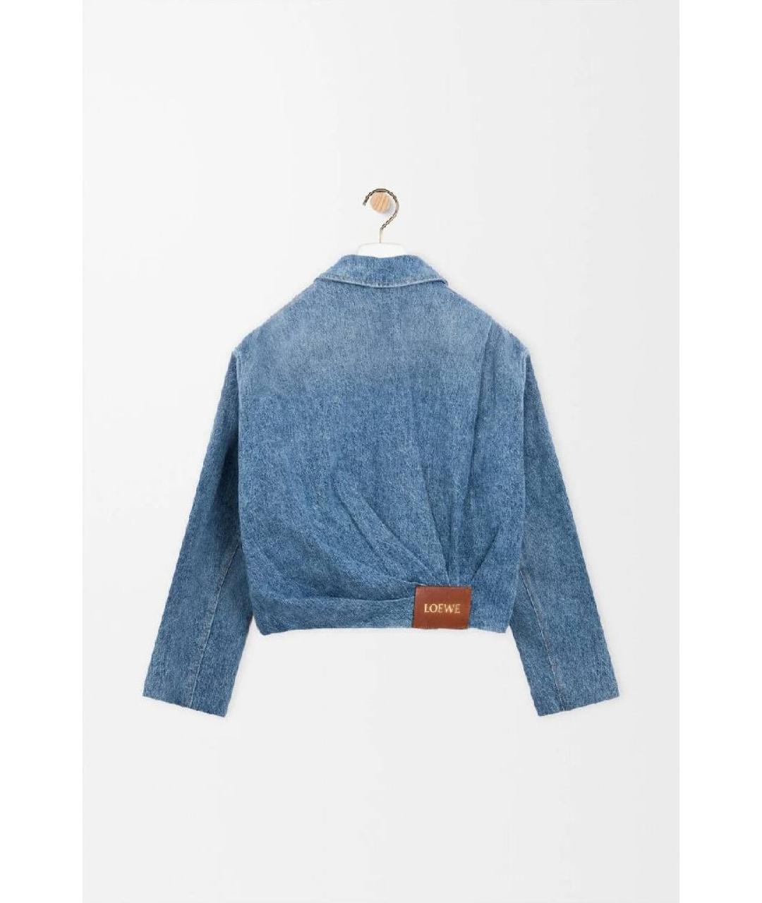 LOEWE Голубая деним куртка, фото 2