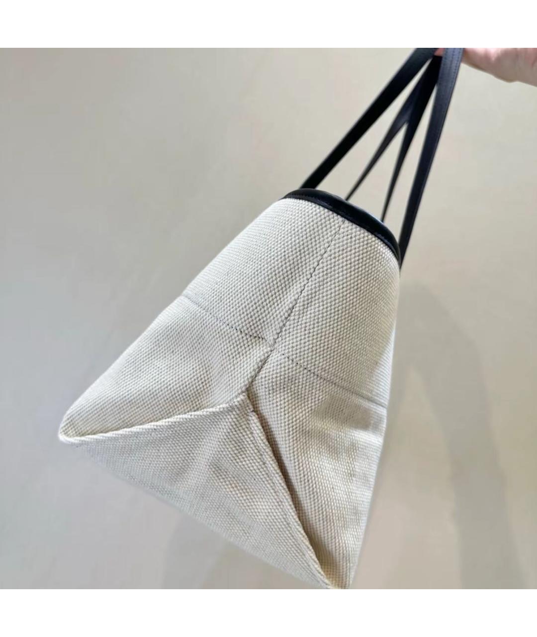 CHANEL Белая сумка тоут, фото 5