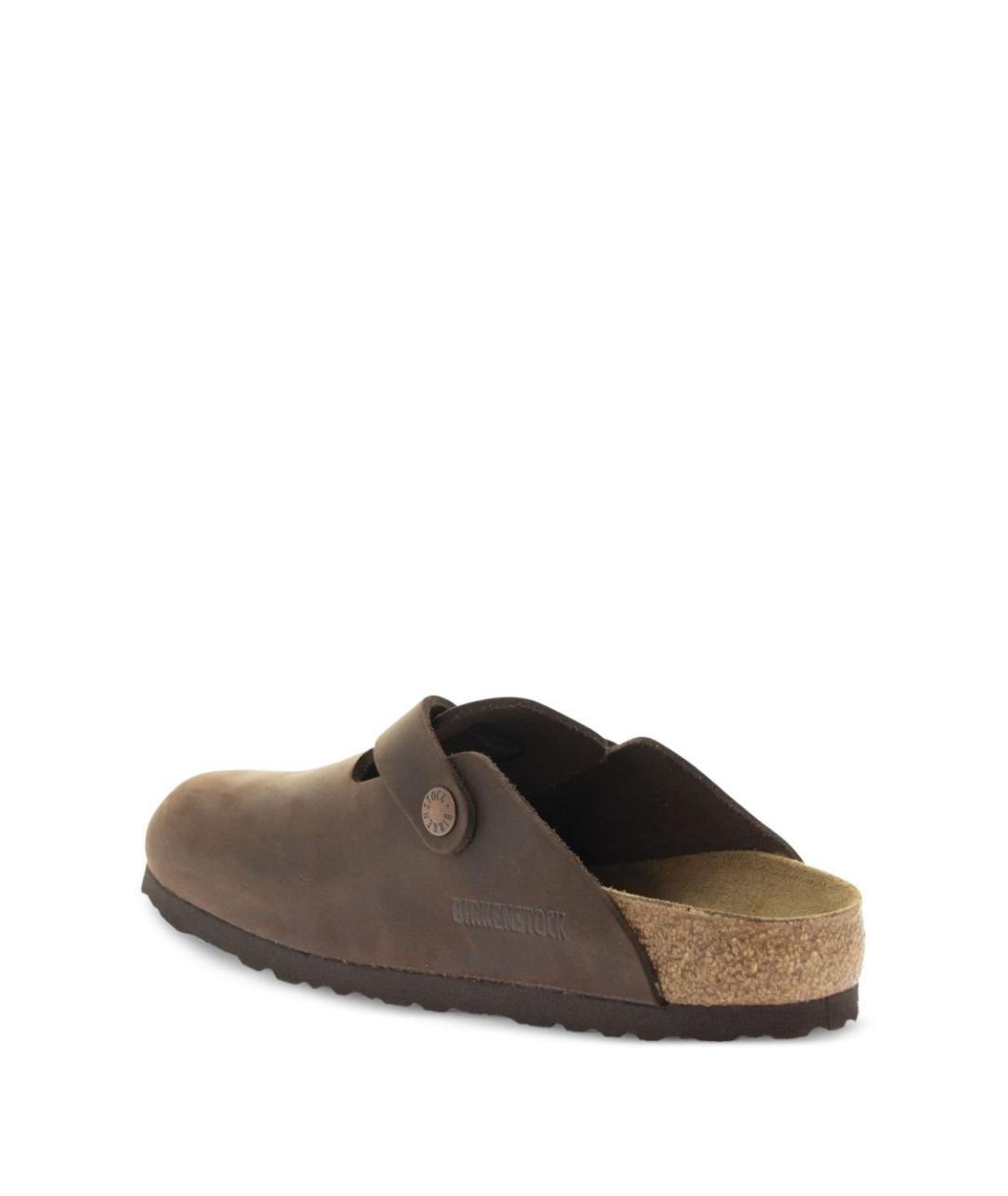 BIRKENSTOCK Коричневые замшевые мюли, фото 3