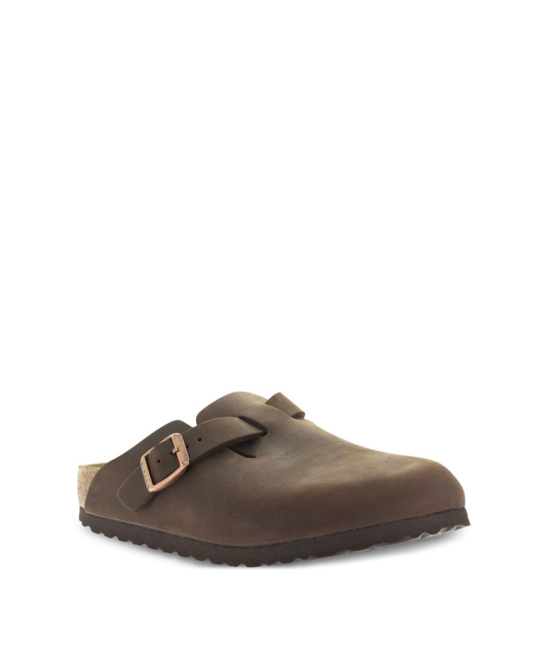 BIRKENSTOCK Коричневые замшевые мюли, фото 2