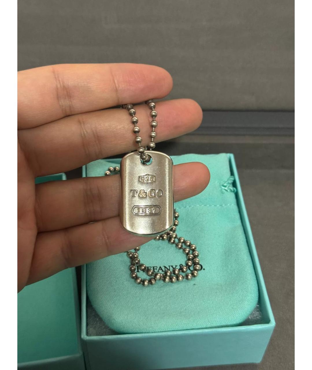 TIFFANY&CO Серебряная серебряная цепочка/подвеска, фото 3
