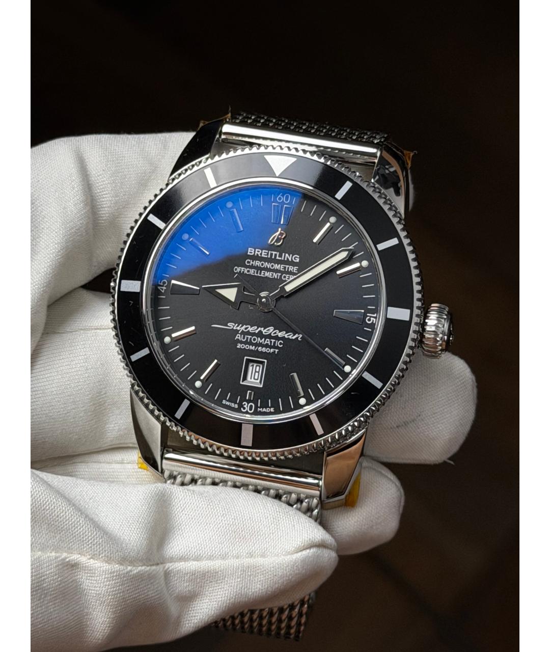BREITLING Черные часы, фото 3