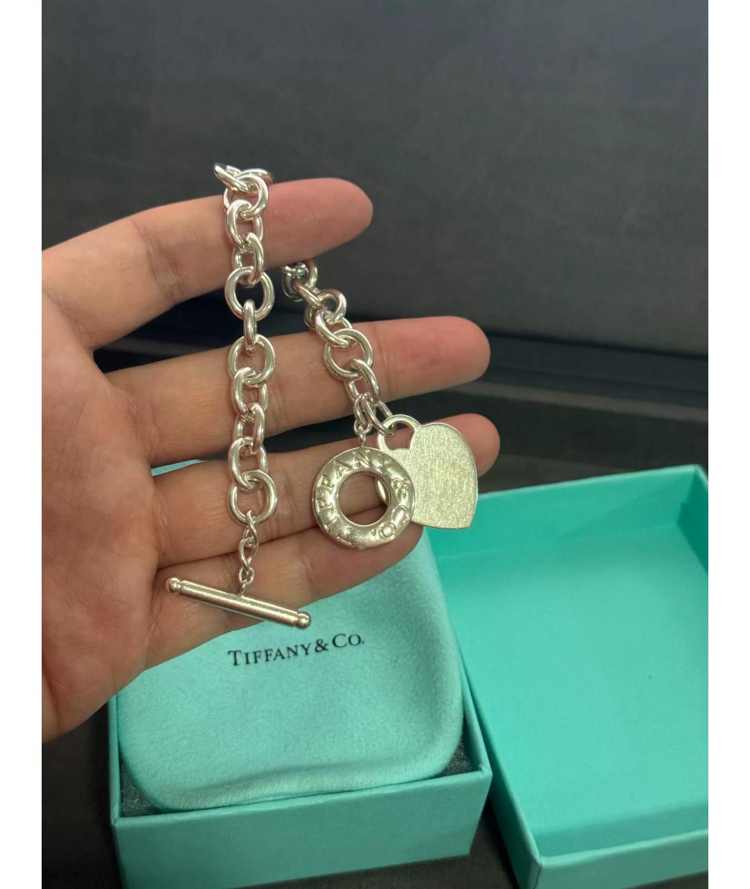 TIFFANY&CO Серебряный серебряный браслет, фото 2