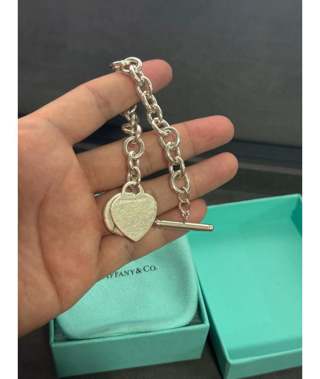 TIFFANY&CO Серебряный серебряный браслет, фото 4