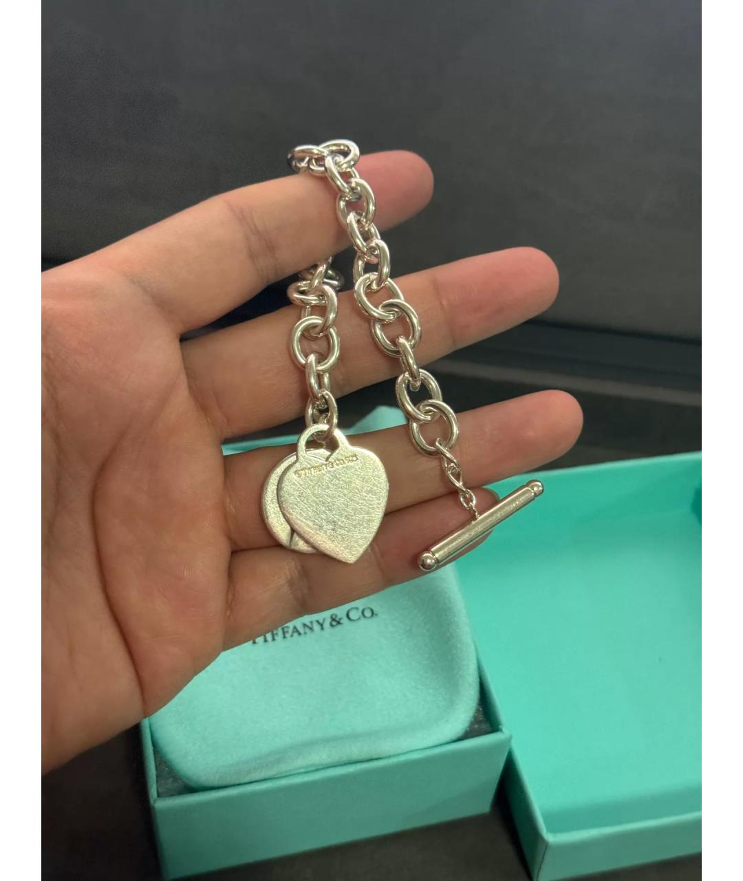 TIFFANY&CO Серебряный серебряный браслет, фото 5