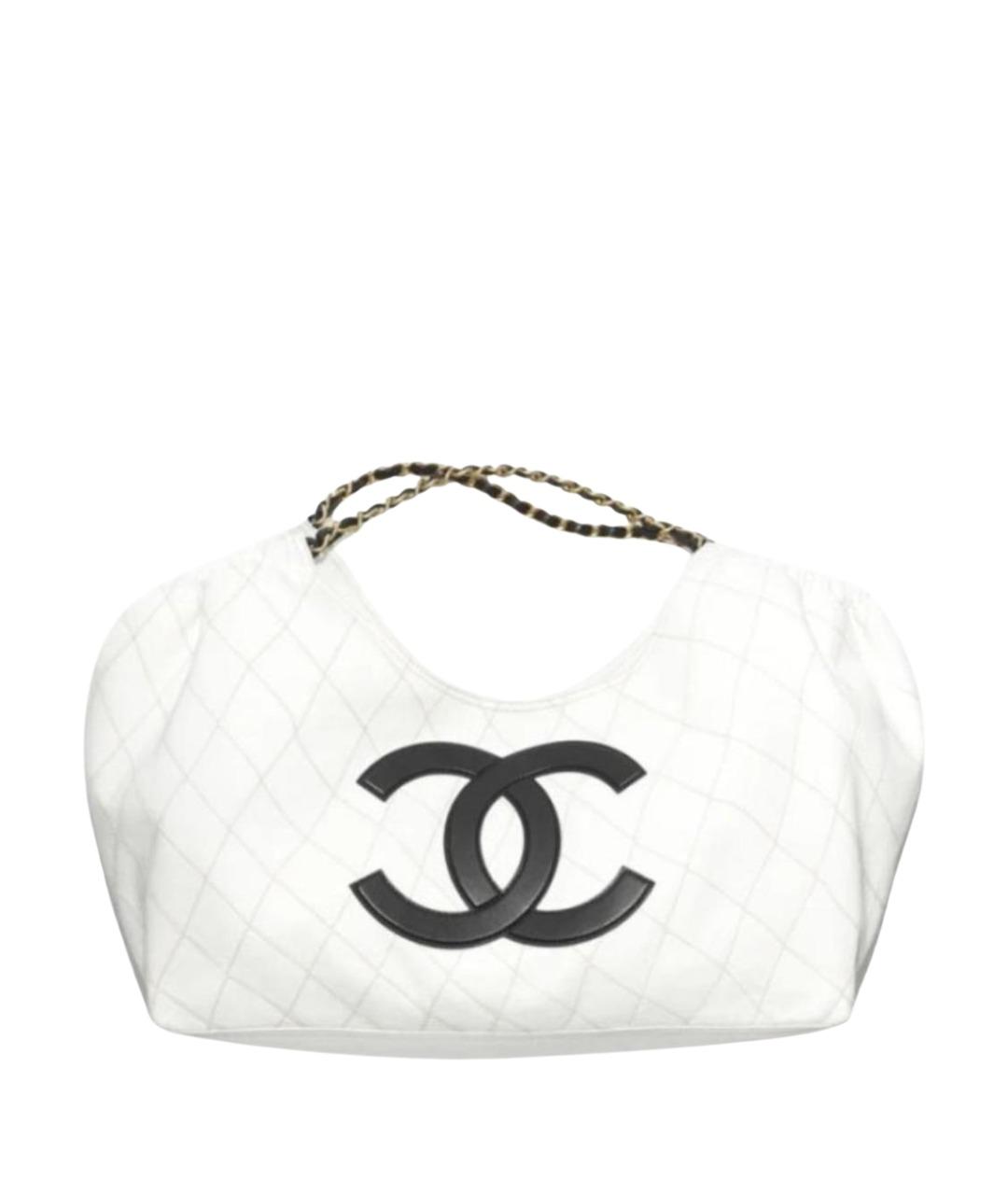 CHANEL Белая сумка тоут, фото 1
