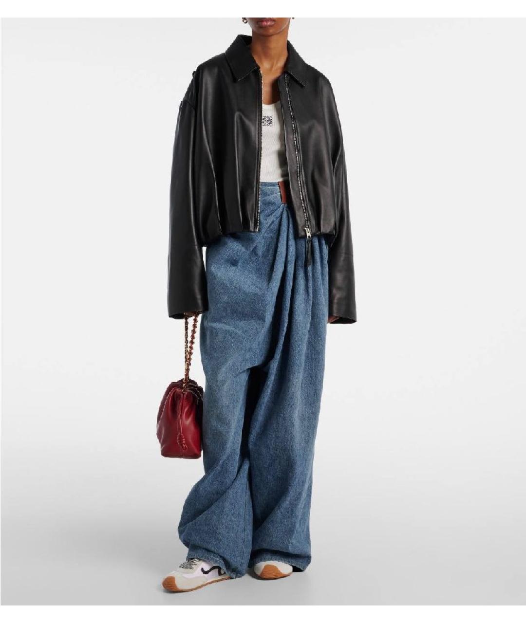 LOEWE Голубые хлопковые прямые джинсы, фото 5