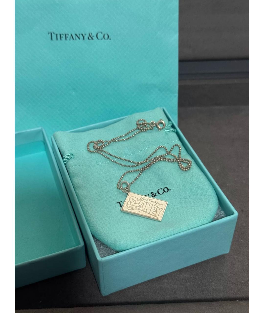 TIFFANY&CO Серебряный серебряный кулон, фото 6