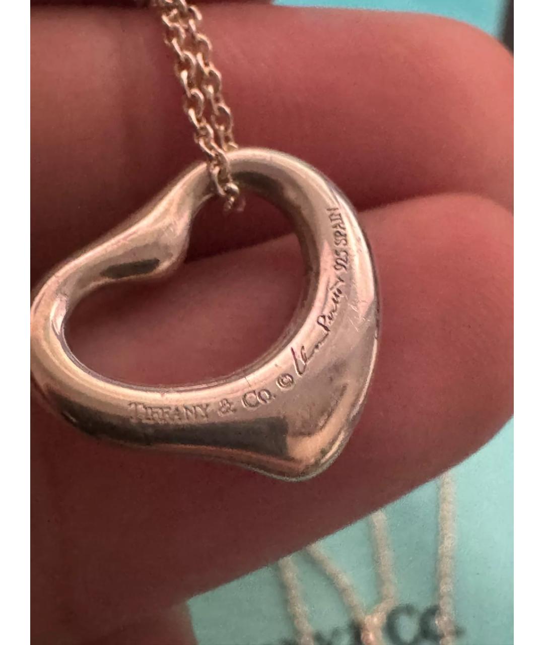 TIFFANY&CO Розовый серебряный кулон, фото 3