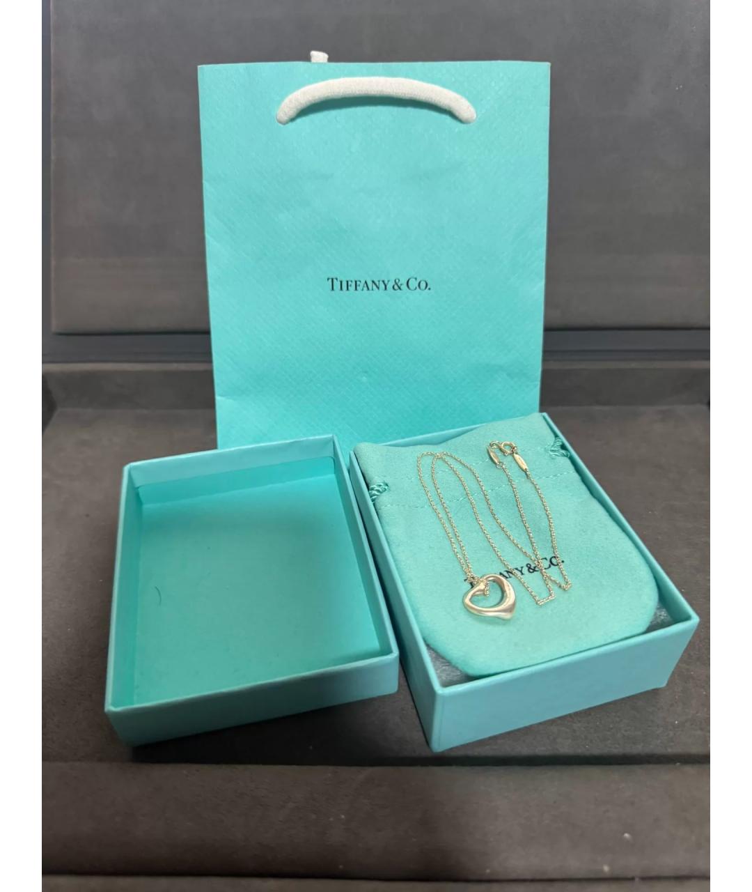 TIFFANY&CO Розовый серебряный кулон, фото 2