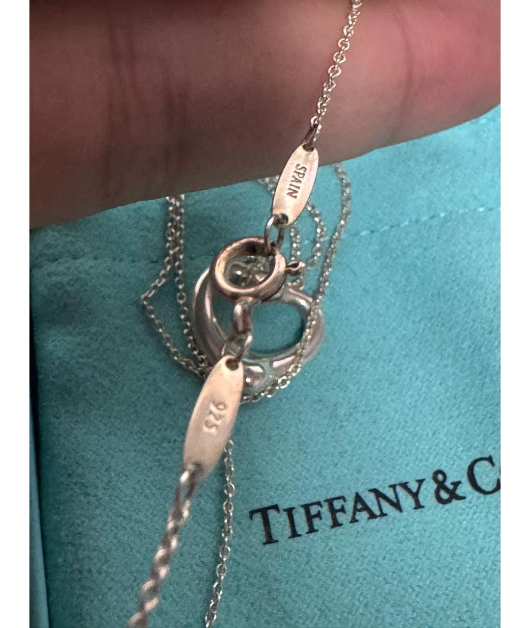 TIFFANY&CO Розовый серебряный кулон, фото 7