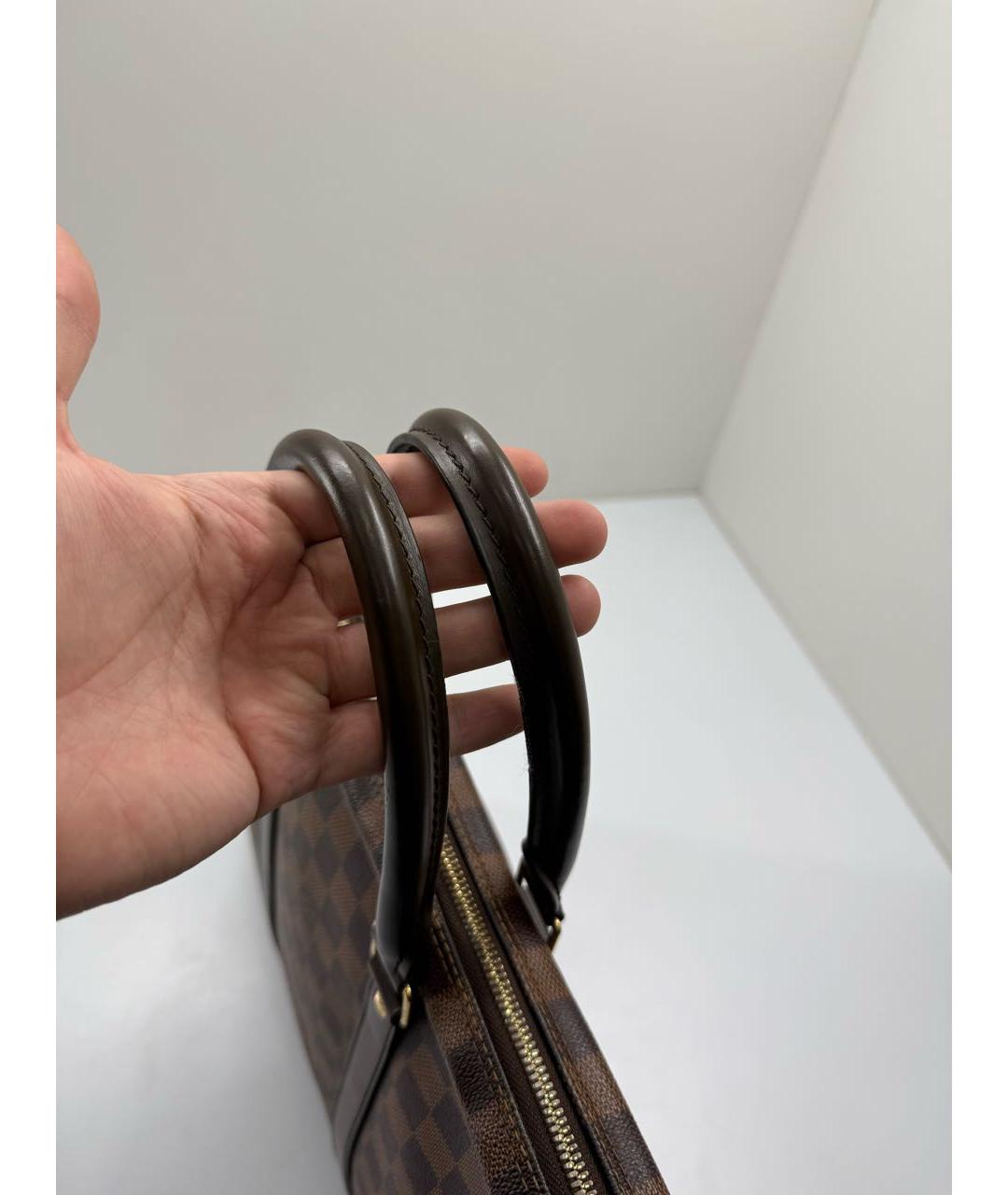 LOUIS VUITTON Коричневый портфель из канвы, фото 6