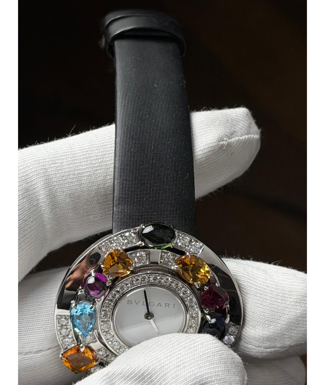 BVLGARI Белые часы из белого золота, фото 8