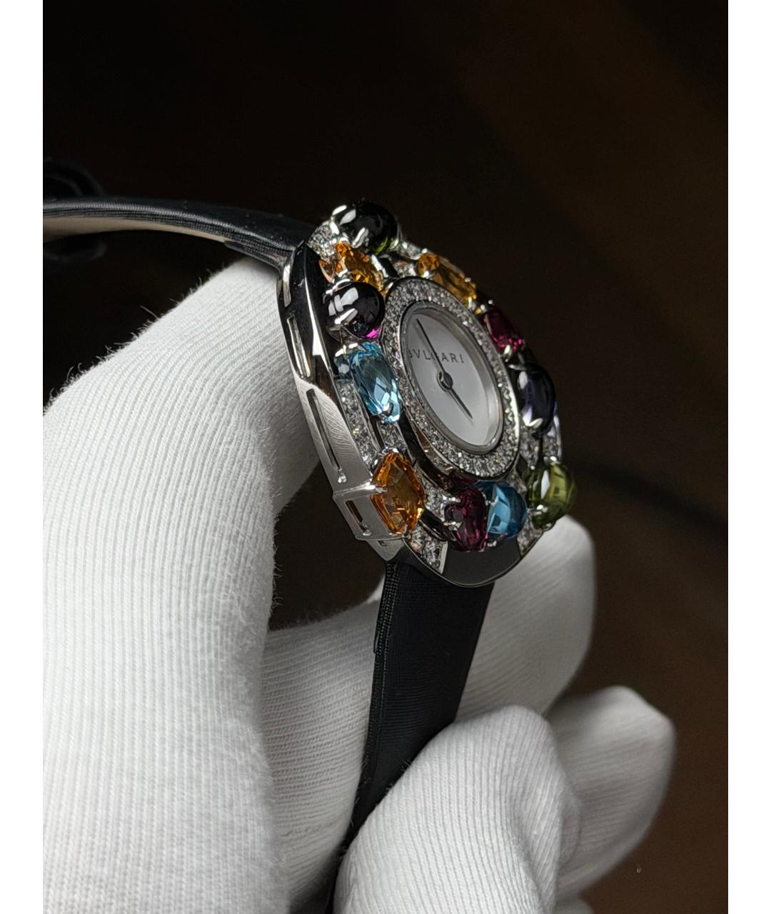 BVLGARI Белые часы из белого золота, фото 6