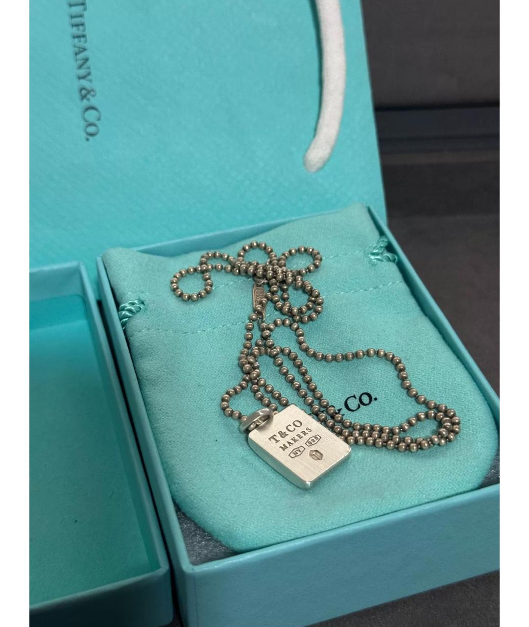 TIFFANY&CO Серебряная серебряная цепочка/подвеска, фото 10