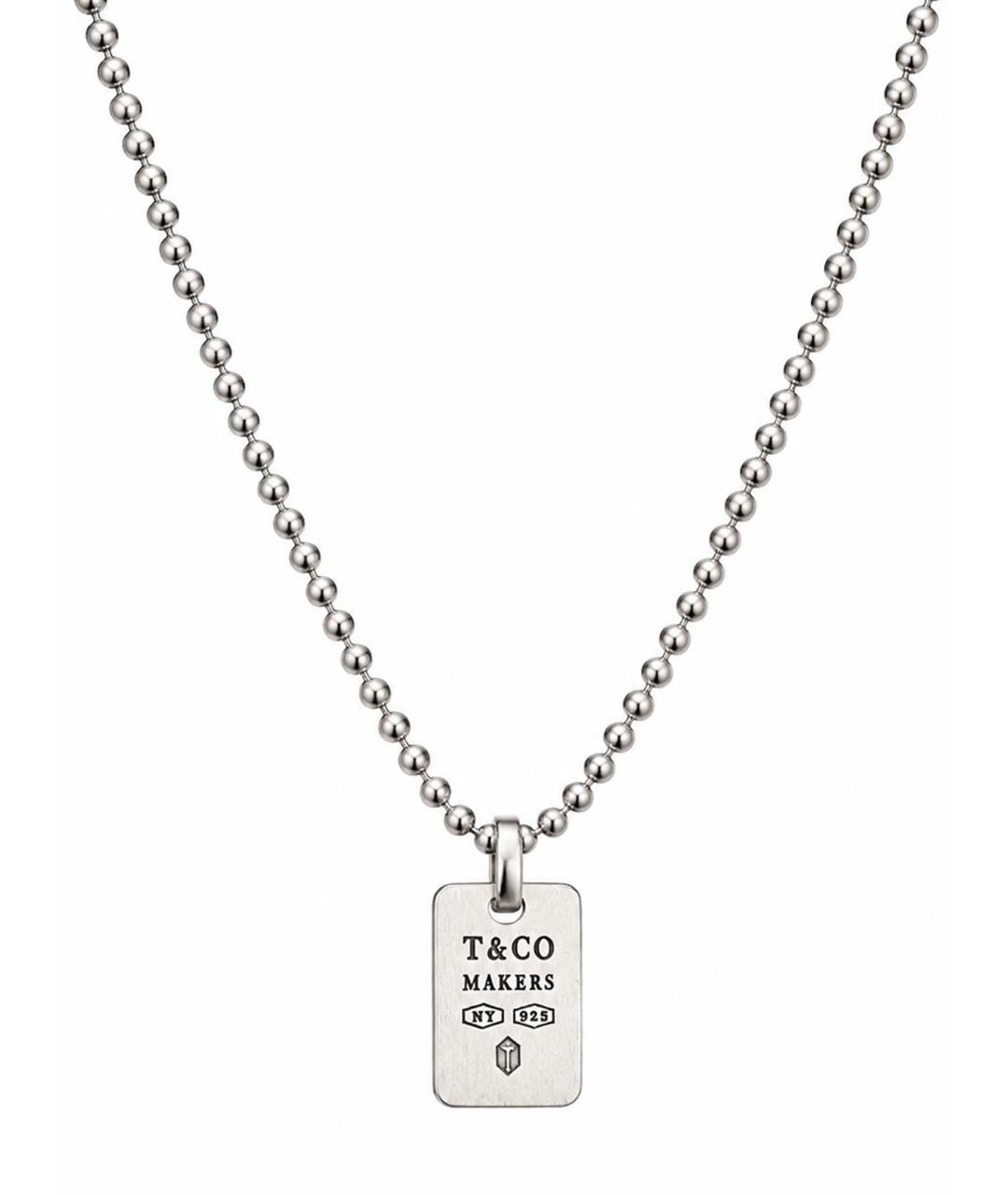 TIFFANY&CO Серебряная серебряная цепочка/подвеска, фото 1