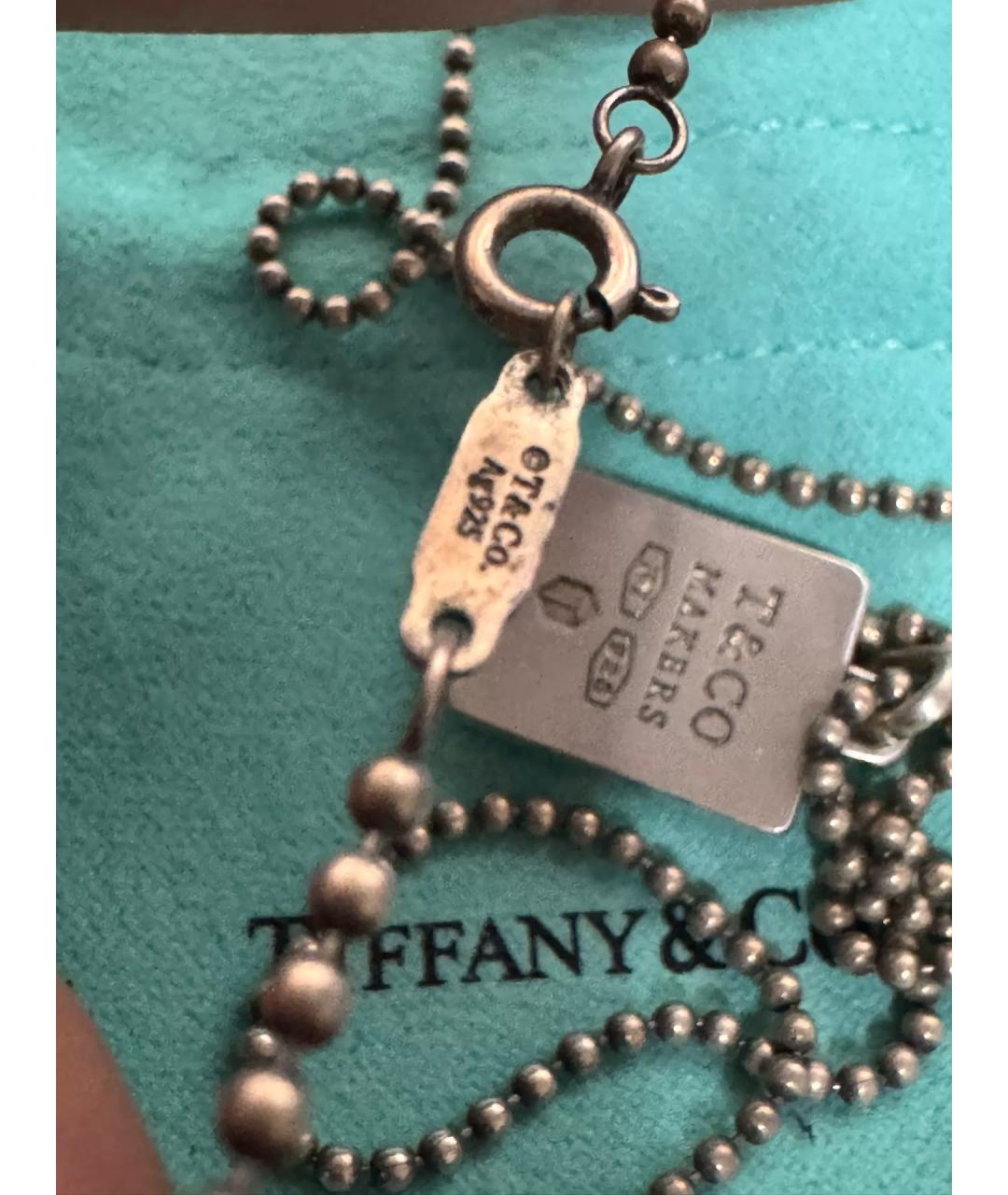 TIFFANY&CO Серебряная серебряная цепочка/подвеска, фото 8