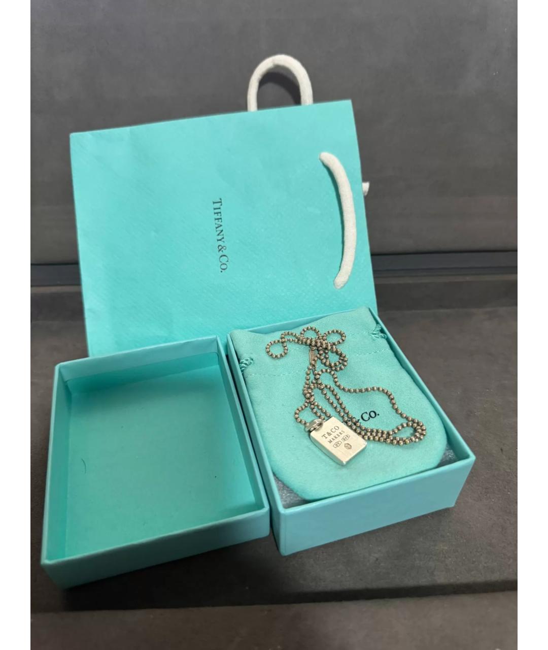 TIFFANY&CO Серебряная серебряная цепочка/подвеска, фото 3